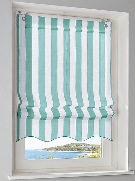 Rollo Raffrollo, heine, halbtransparent, Ösen mit Fensterhaken günstig online kaufen