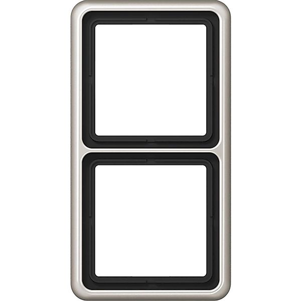 Jung Rahmen 2-fach pla waage/senkrecht CD 582 PT - CD582PT günstig online kaufen