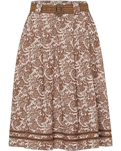 KRÜGER COLLECTION Trachtenrock Midirock mit Paisley-Muster günstig online kaufen