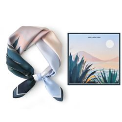 Coonoor Seidentuch Seidentuch Stirnband Quadratischer Haar-Bandanas-Schal günstig online kaufen