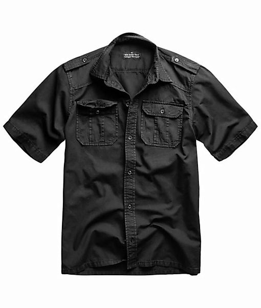 Surplus Raw Vintage Kurzarmhemd M65 Basic Hemd Kurzarm schwarz günstig online kaufen