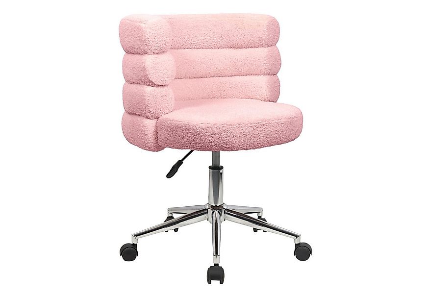 SVITA Schreibtischstuhl CLOUD, Bezug aus Teddyboucle, Drehstuhl, Mit Rollen günstig online kaufen