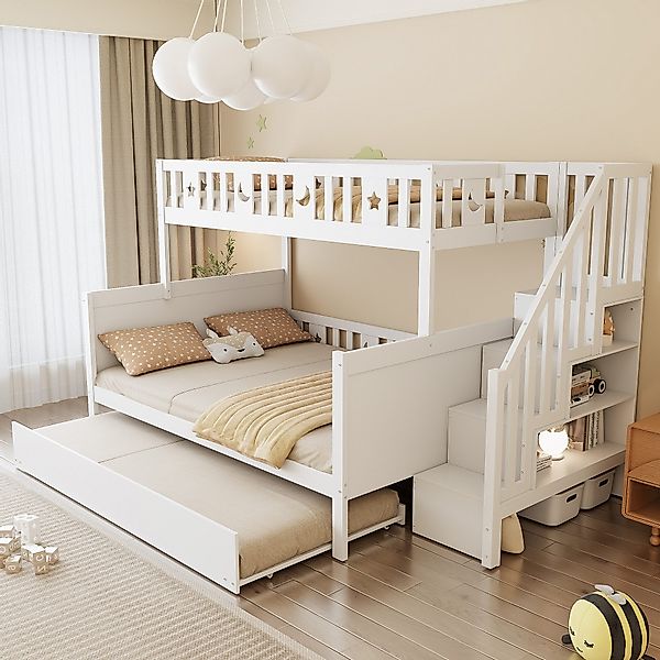 Flieks Etagenbett, Massivholz Kinderbett 90x200/140x200cm mit günstig online kaufen