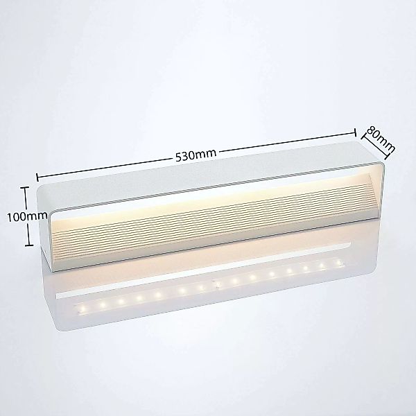 LED-Wandleuchte Lonisa, weiß, 53 cm günstig online kaufen