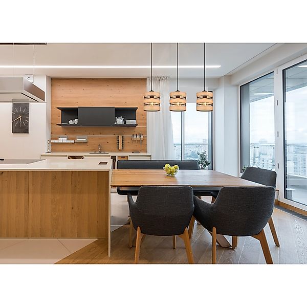 GLOBO LIGHTING Hängeleuchte »SOENI« E27 1 Stk. Hängelampe/Pendelleuchte/Ess günstig online kaufen