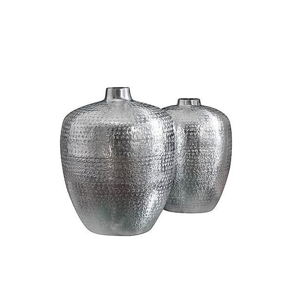 riess-ambiente Dekovase ORIENTAL 33cm silber (Set, 2 St), Wohnzimmer · Vase günstig online kaufen
