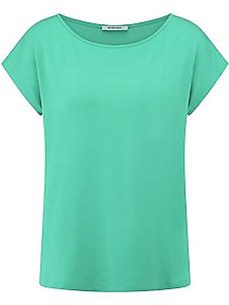 Shirt Rundhals-Ausschnitt Peter Hahn türkis günstig online kaufen