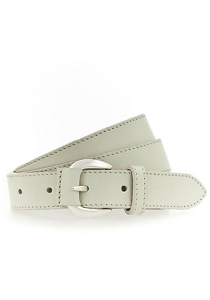 Tamaris Ledergürtel aus Leder teilbezogene Dornschließe günstig online kaufen