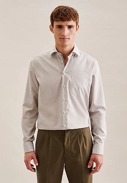 seidensticker Businesshemd "Regular" Regular 1/1 Kentkragen Streifen günstig online kaufen