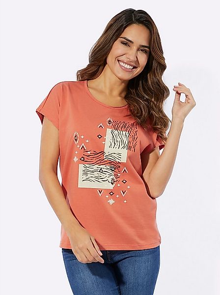 Sieh an! T-Shirt Rundhals-Shirt Kurzarm günstig online kaufen