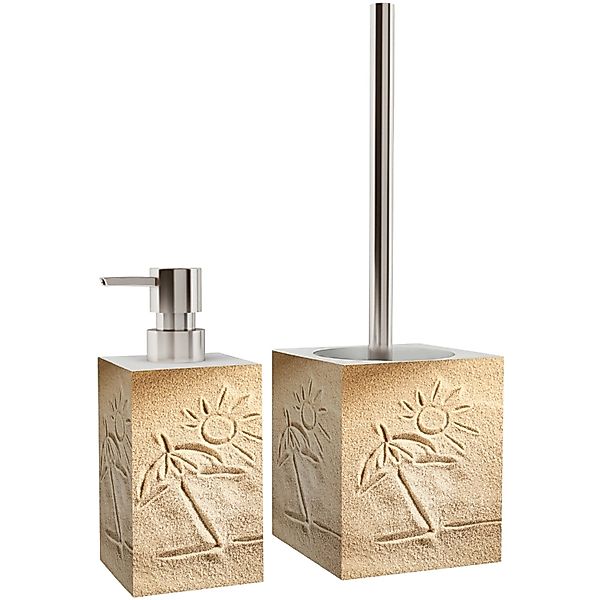 Sanilo Badaccessoire-Set Sunshine, WC-Bürste und Seifenspender, 2 tlg., 2-t günstig online kaufen