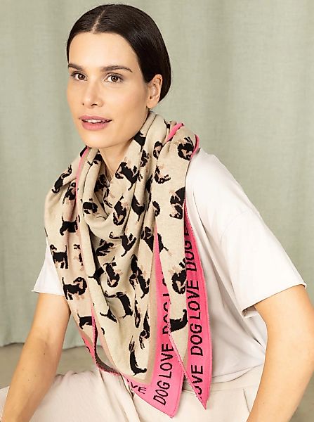 Zwillingsherz Dreieckstuch ""Süßer Dackel"" günstig online kaufen