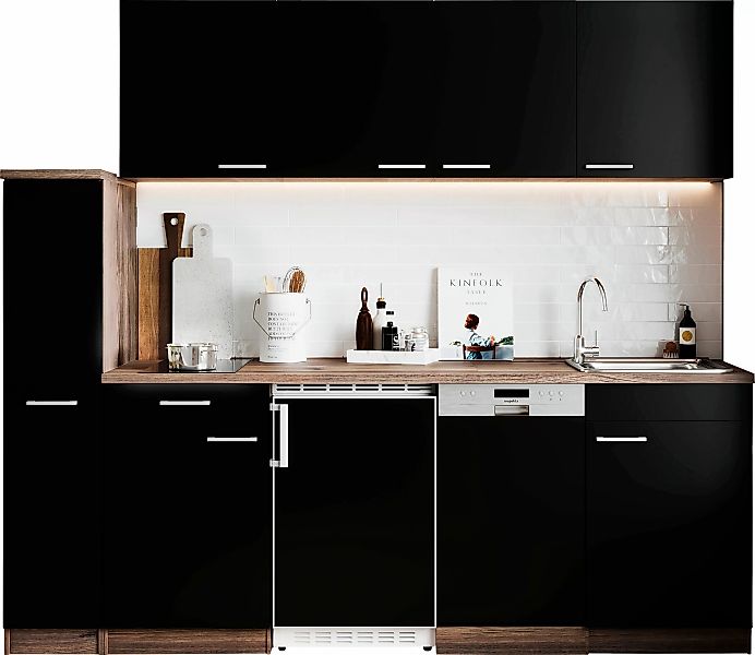 RESPEKTA Küche "Oliver", Breite 225 cm, wechselseitig aufbaubar günstig online kaufen