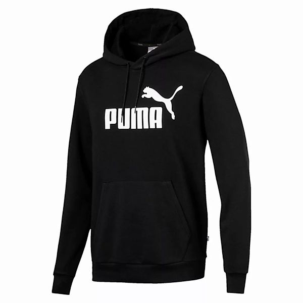 PUMA Kapuzensweatshirt NOS ESS Hoody TR Big Logo,PUMA BLAC schwarz-weiss günstig online kaufen