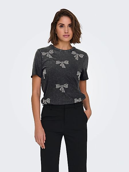 ONLY Kurzarmshirt "ONLLUCY LIFE S/S O-NECK TOP CC JRS" günstig online kaufen