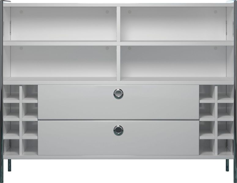 PLACES OF STYLE Tresentisch "Imperia" Mobile Bar mit Chromrahmen, viel Stau günstig online kaufen