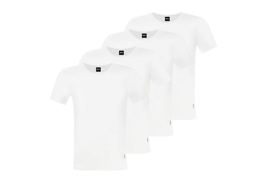 BOSS Unterziehshirt Modern T-Shirt (4-St) mit Rundhalsausschnitt günstig online kaufen