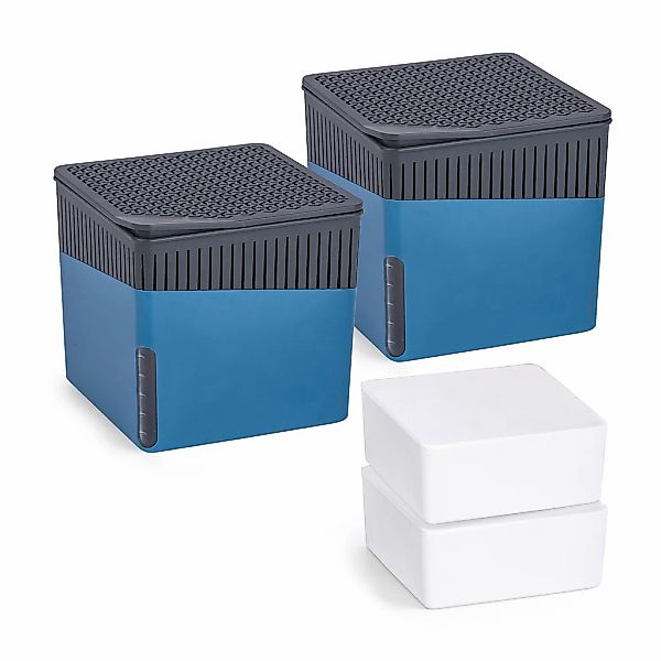 WENKO Luftentfeuchter "Cube" für 40 m³ Räume 2 x 500 g günstig online kaufen