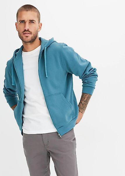 bonprix Kapuzensweatjacke "Kapuzen-Sweatjacke mit Reißverschluss" Kapuzen-S günstig online kaufen