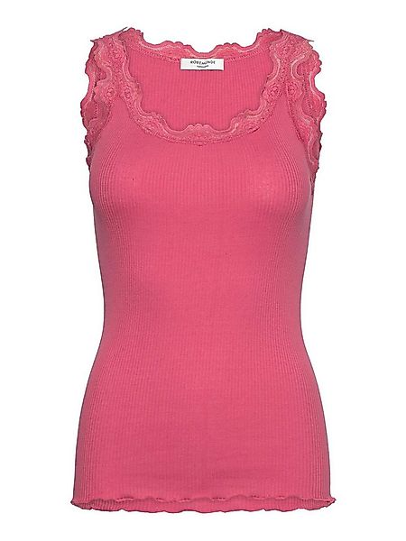 rosemunde Spitzentop Babette Silk Top Vintage-Spitzenbesatz, mit Rundhalsau günstig online kaufen