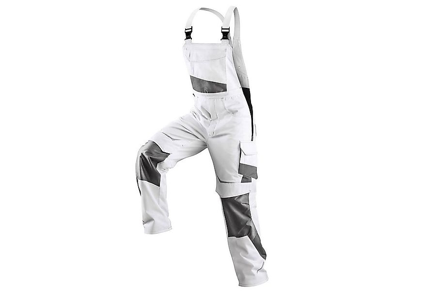 Kübler Latzhose Kübler Pulsschlag Latzhose weiß/anthrazit günstig online kaufen
