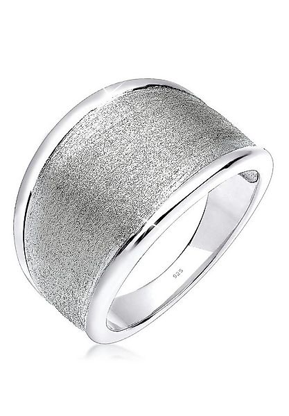Elli Fingerring Basic Matt Trend Silber 925 Sterling Silber günstig online kaufen