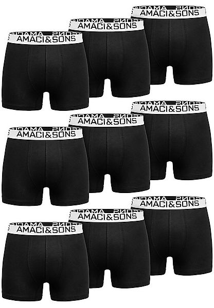Amaci&Sons Boxershorts LARY 9er Pack Boxershorts (9er-Pack) Herren Baumwoll günstig online kaufen