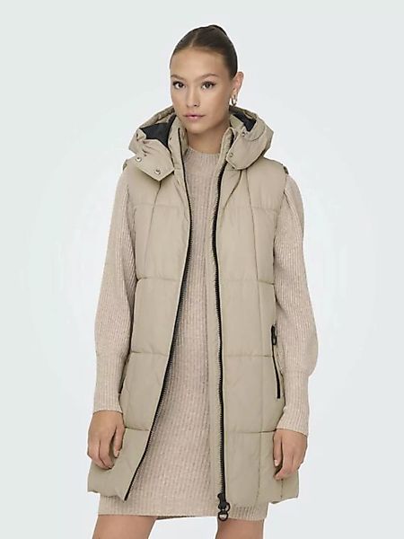 JACQUELINE de YONG Steppweste Lange Steppweste Wattiertes Coat Ohne Ärmel m günstig online kaufen