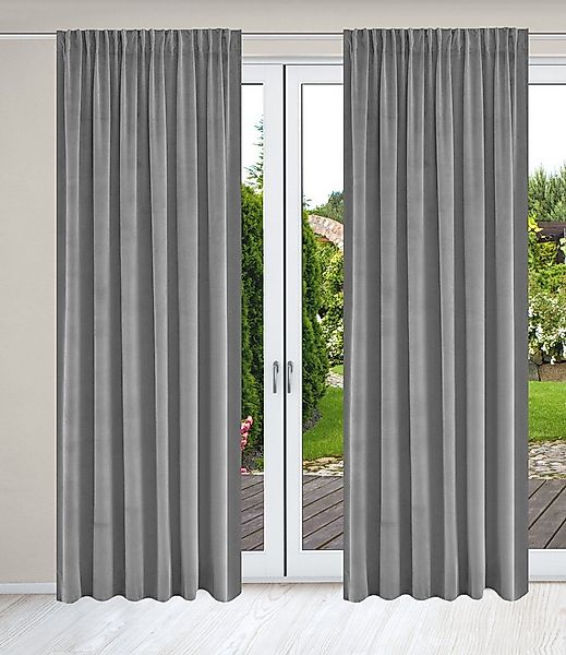 Guido Maria Kretschmer Home&Living Vorhang SAMT (2 St), Multifunktionsband, günstig online kaufen