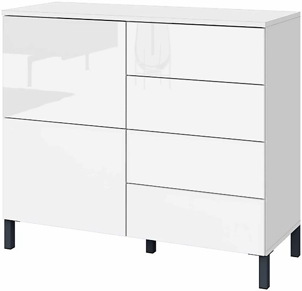 borchardt Möbel Kommode, Drucköffner (Push-To-Open), höhenverstellbare Einl günstig online kaufen