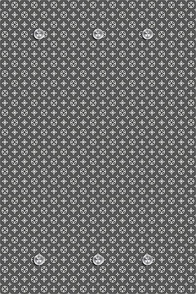 queence Garderobenleiste "Muster" mit 6 Haken, 80 x 120 cm günstig online kaufen