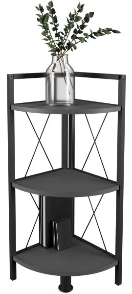 VCM Standregal Holz Metall Eckregal Bücher günstig online kaufen