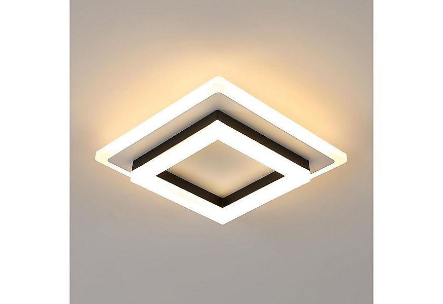 Goeco Deckenleuchte Acryl Dekolampe, runde & quadratisch Lampe, warmes Lich günstig online kaufen