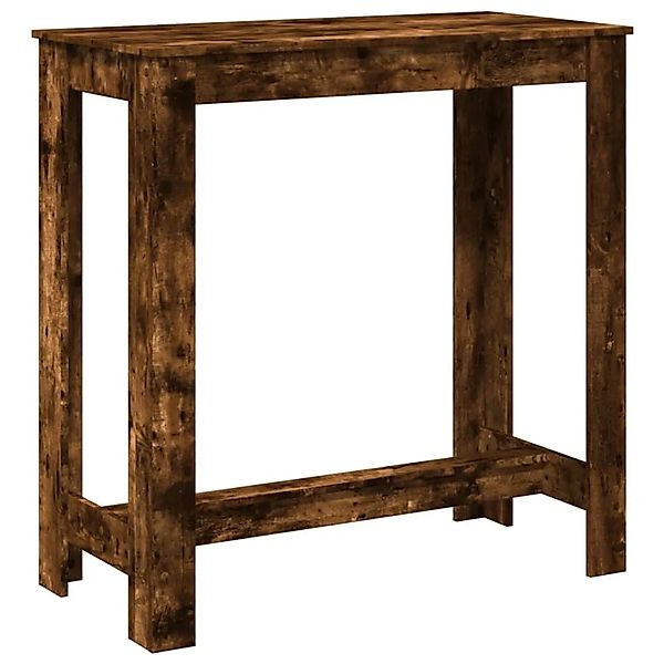 vidaXL Bartisch Räuchereiche 102x50x103,5 cm Holzwerkstoff 854413 günstig online kaufen