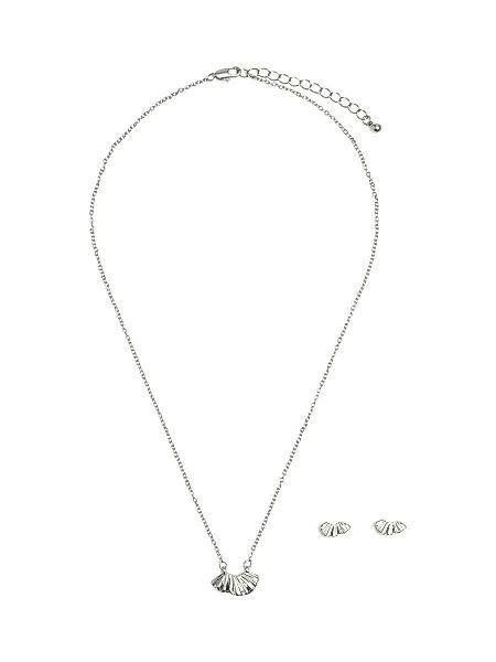 VILA 2er-pack Halskette Und Ohrringe Damen Silber günstig online kaufen