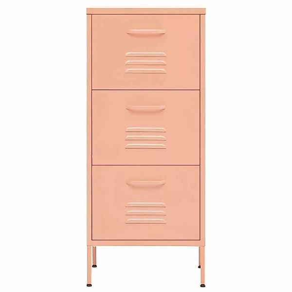 vidaXL Aktenschrank Lagerschrank Rosa 42,5x35x101,5 cm Stahl günstig online kaufen