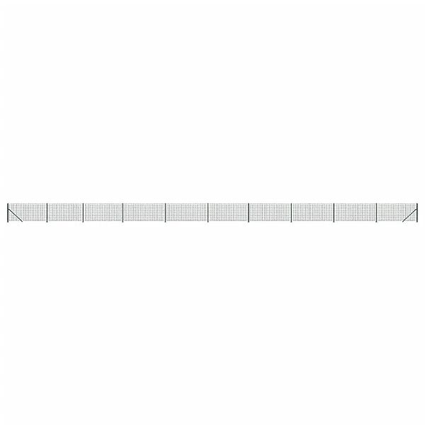 vidaXL Maschendrahtzaun mit Bodenflansch Grün 0,8x25 m 154184 günstig online kaufen