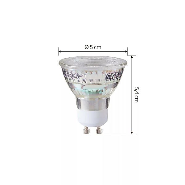 Arcchio LED-Leuchtmittel GU10 2,5W 2700K 450 Lumen Glas günstig online kaufen