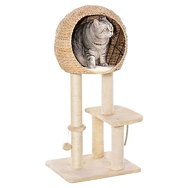 PawHut Kratzbaum Kätzchen Möbel mit Katzenhöhle günstig online kaufen