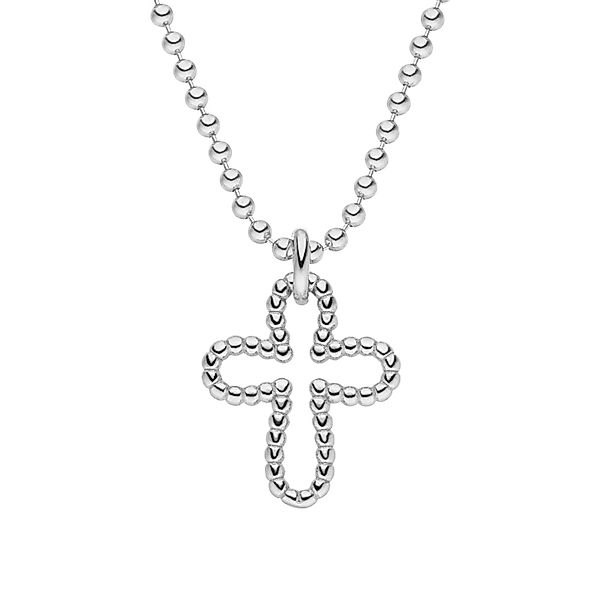 SCHOSCHON Kette mit Anhänger Kugelkette Kreuz-Anhänger günstig online kaufen