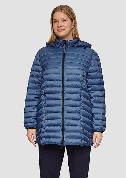 s.Oliver Winterjacke Outdoor-Jacke Steppjacke mit Logo-Kapuze günstig online kaufen
