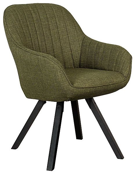 MR.DEKO Esszimmerstuhl Matera drehbarer Polsterstuhl mit Armlehnen (1 St), günstig online kaufen