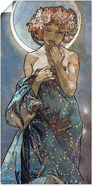 Artland Wandbild "Sterne Der Mond 1902", Frau, (1 St.) günstig online kaufen