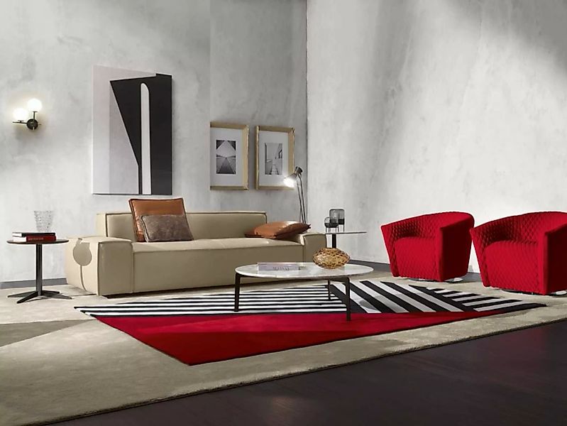 JVmoebel Sofa Wohnzimmer Sofa 3 Sitzer Couch Möbel Holz Beige Polster Möbel günstig online kaufen