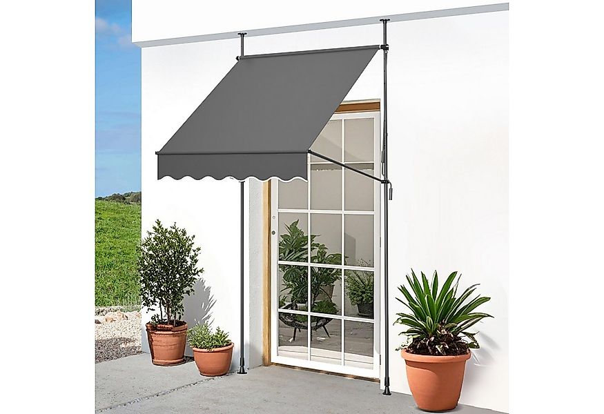 GIHAUVIA Klemmmarkise Sonnenschutz wasserdicht für Outdoor, Terrasse, Balko günstig online kaufen