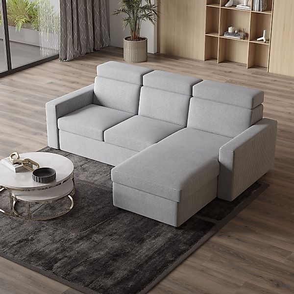 Masseno Ecksofa PADWA mit Schlaffunktion L-Form, günstig online kaufen