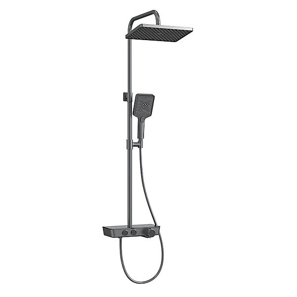 EMKE Duschsystem 20x30cm eckig Regenduschset mit günstig online kaufen