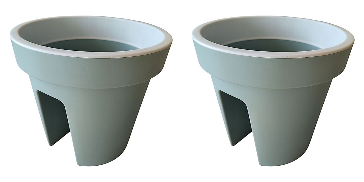 sesua Blumentopf Balkon-Blumentopf für Geländer rund günstig online kaufen