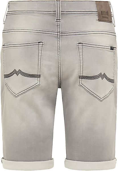 Mustang Herren Jeans Short CHICAGO - Grau - Grey Denim günstig online kaufen