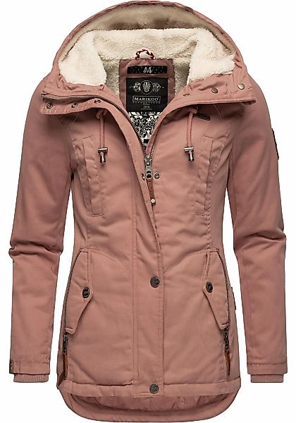 Marikoo Winterjacke "Bikoo" mit Kapuze sportliche Damen Outdoor Baumwolljac günstig online kaufen